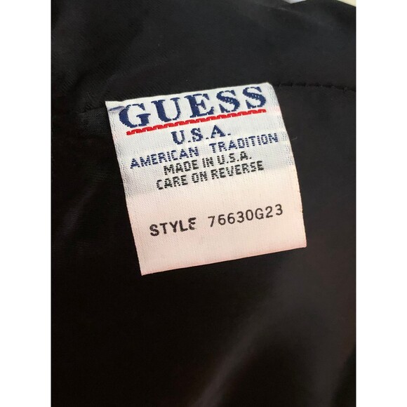Y2K GUESS U.S.A. AMERICAN TRADITION Floral Velvet Sleeveless Wiggle Dress. Small - Picture 6 of 8